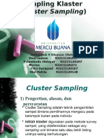 Cluster Sampling Persentasi