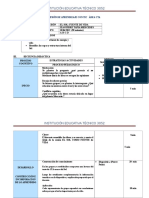 Sesión de Aprendizaje Con Tic Área Cta