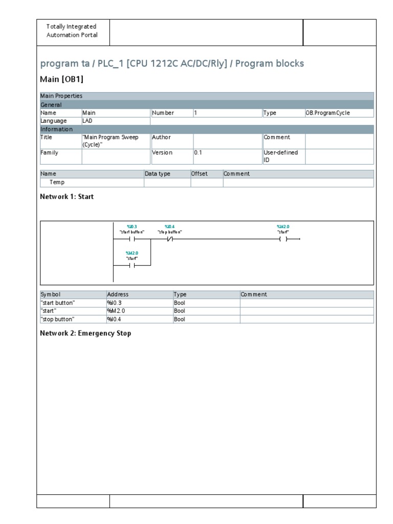 PLC Program for Tea Processing Automation | PDF | Home & Garden | Computers