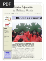 Boletim Mensal da BE/CRE _ Fevereiro 10