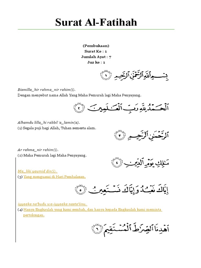 Juz Amma Arab-Latin-Indonesia