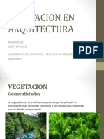 Vegetacion en La Arquitectura