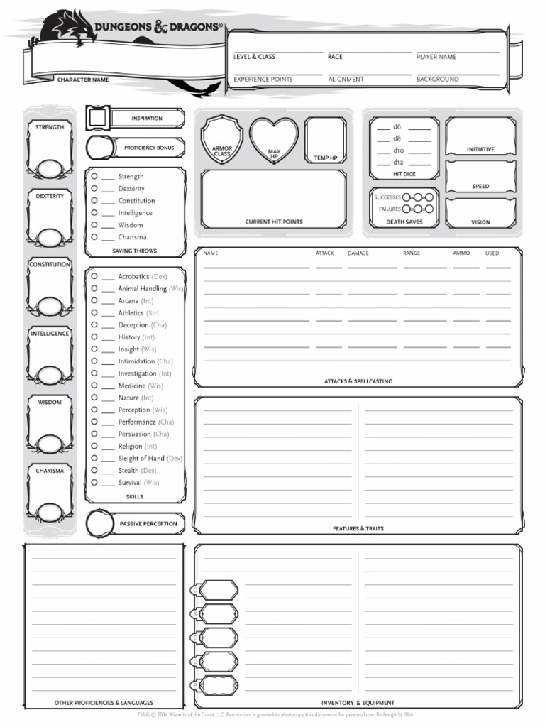 d-d-5th-edition-form-fillable-character-sheet-printable-forms-free-online