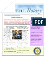 Rotary Newsletter May 18 2010