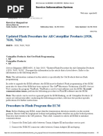 Updated Flash Procedure For All Caterpillar Products (1920, 7610, 7620)