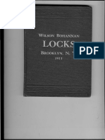 Wilson Bohannan General Line lock Catalog - 1911