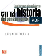 Bobbio Norberto La Teoria de Las Formas de Gobierno en La Historia Del Pensamiento Politico PDF