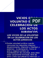 Vicios de La Voluntad