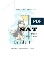 Sat Math Daily Grade 1