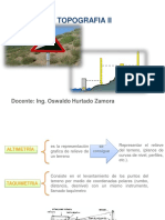 Topografia Ii: Docente: Ing. Oswaldo Hurtado Zamora