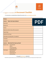 Pid Checklist