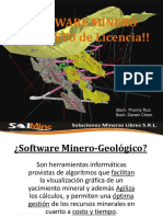 Exposicion Software Minero SolMine SRL