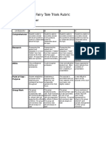 Fairy Tale Trials Rubric