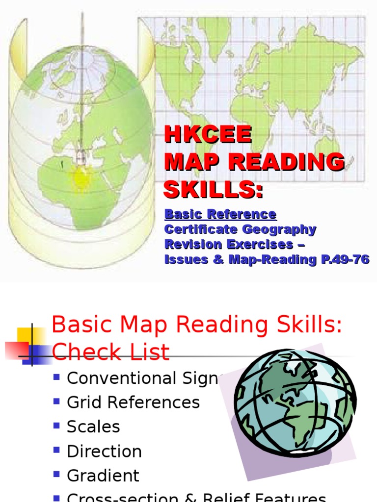 Map Reading Skills and Techniques | PDF