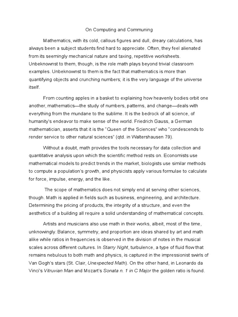 Synthesis paper about mathematics for control picture