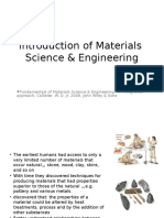 Introduction of Materials Science & Engineering