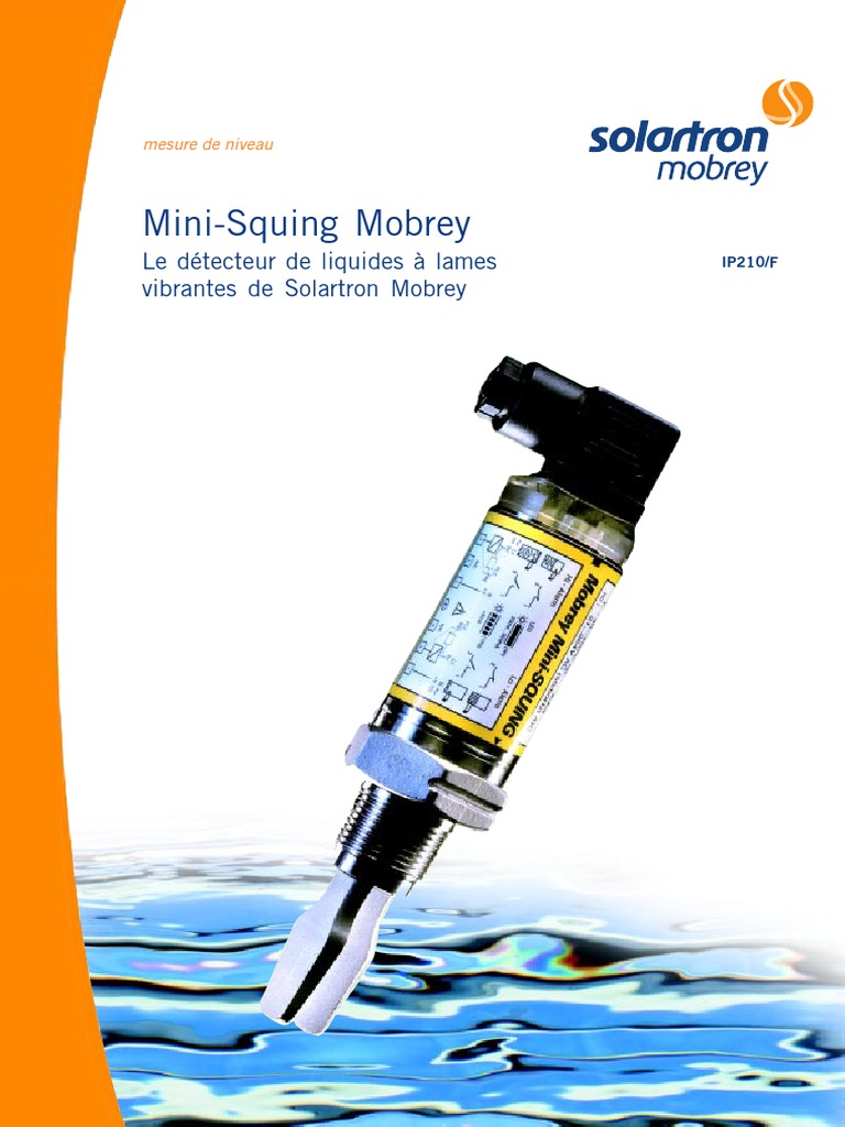 Mini-Squing Mobrey: Le Détecteur de Liquides À Lames Vibrantes de ...