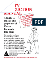 Cherne Pipe Plug Safety Manual