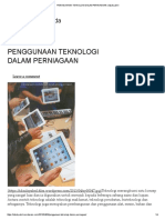 Penggunaan Teknologi Dalam Perniagaan - Idzulsyahril