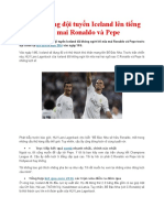 HLV Trưởng Đội Tuyển Iceland Lên Tiếng Mỉa Mai Ronaldo Và Pepe