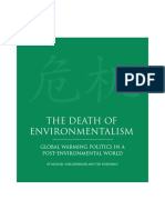 Death of Environmentalism
