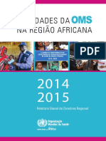 Relatorio Oms Africa 2014 15