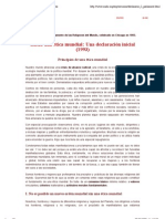 Parlamento de Las Religiones. Hacia Una Ética Mundial...