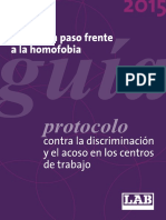 Guía + protocolo contra la homofobia