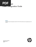 HP MSA 2040 Cable Configuration Guide (729691-001, July 2013)