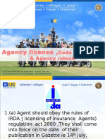 Agency License, Code of Coduct & Agency Rules