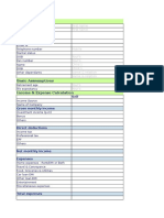 Finswell - Financial Plan Sheet
