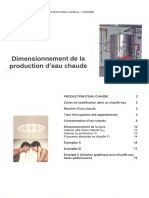 Dimensionnement de La Production d'Eau Chaude - Suissetec