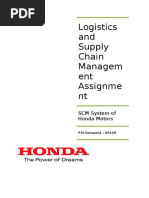 42889599 Supply Chain Management System of Honda Motors