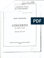 Jean Francaix Concerto Pour Clarinette Et Orchestre