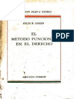 COHEN, Felix S. El Metodo Funcional en El Derecho. Buenos Aires, Abeledo-Perrot, 1962