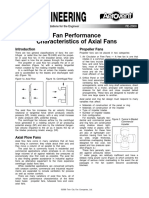 Performance Characteristics of Axial Fans