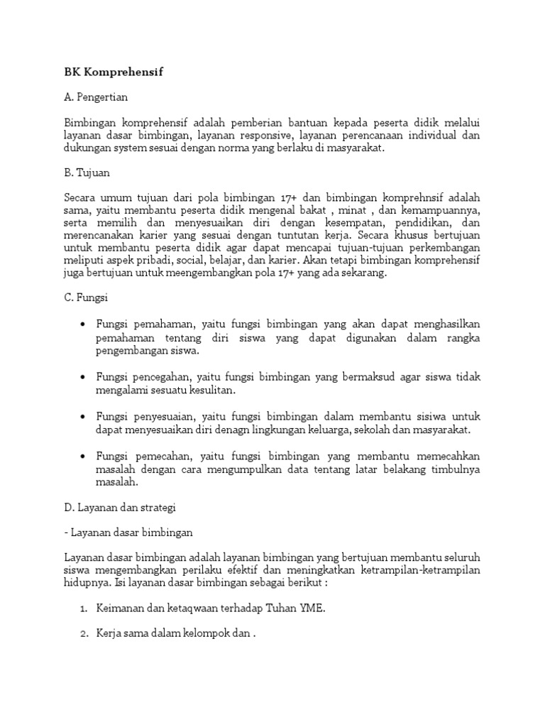 Bk Komprehensif