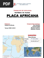 Apresentação- Placa Africana - Trabalho Geologia