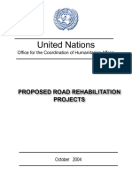 UNOCHA - Presentation - Proposed Road Rehabilitation Project - October 2004