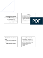 Spatial Representation and Reasoning: Outline