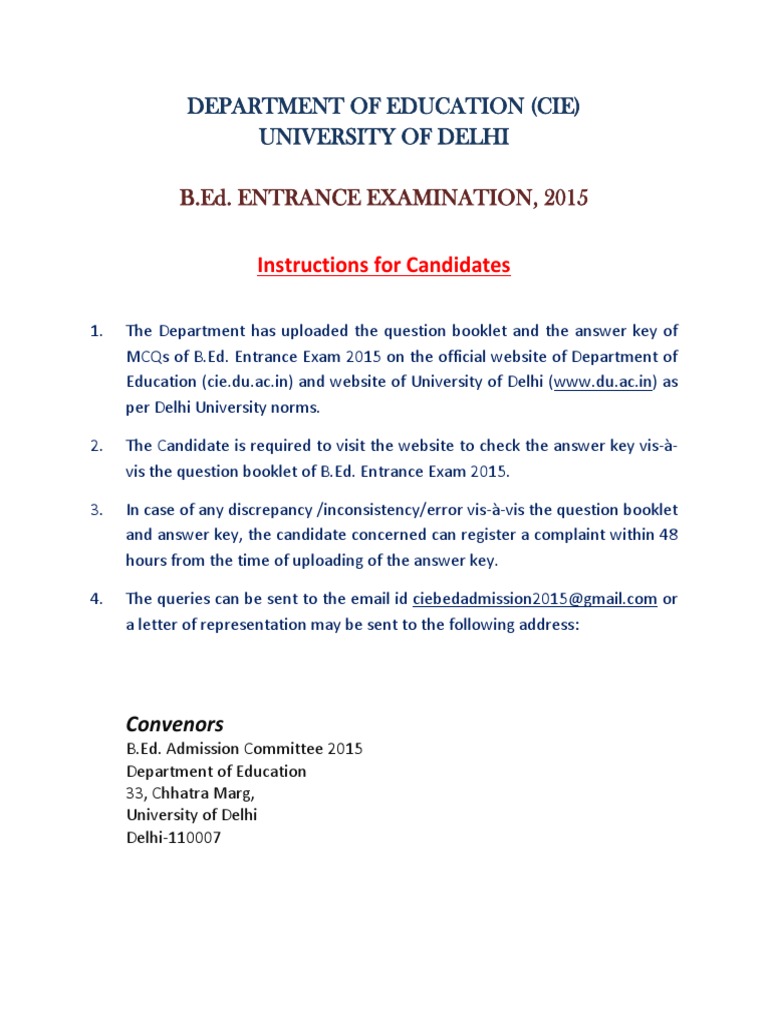 B Ed Questionpaper&Ans | PDF