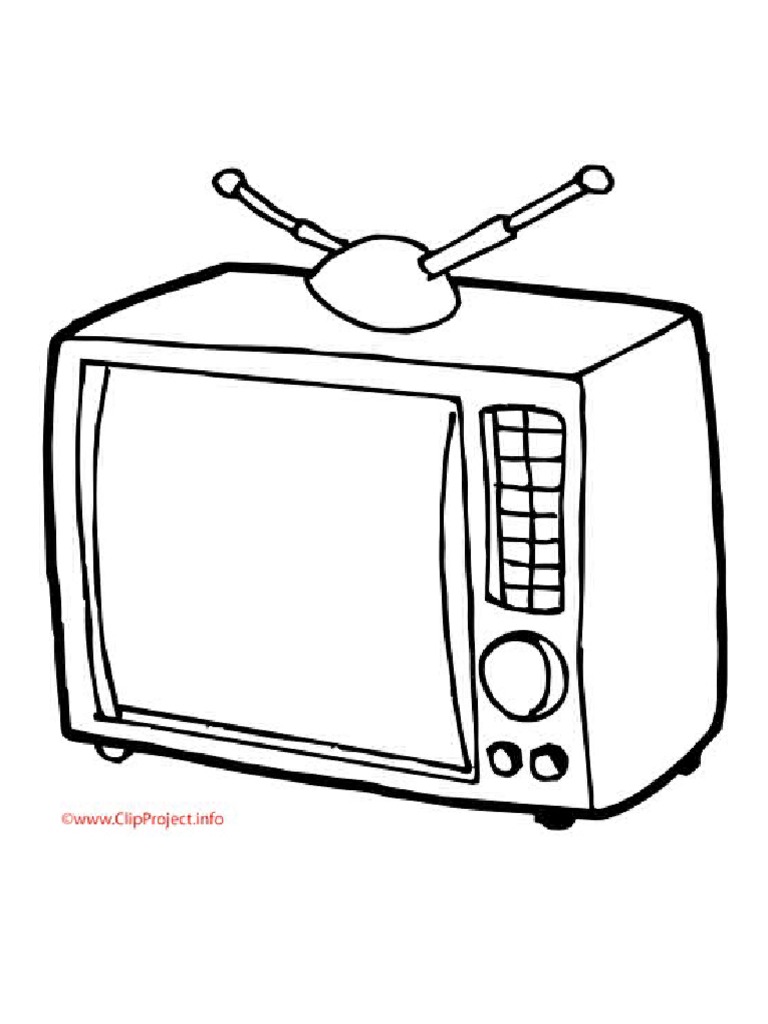 Medios de Comunicacion Para Colorear