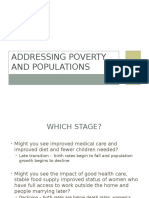 addressing poverty and populations spring