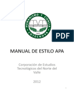 Manual de Estilo Apa