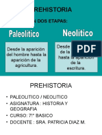 Paleolitico - Neolítico