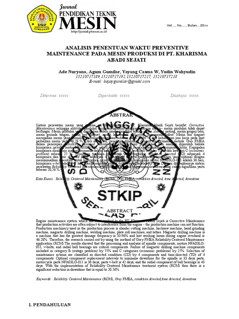 HASIL Jurnal  Mesin  Bor Magnet  HASIL Jurnal  Mesin  Bor Magnet