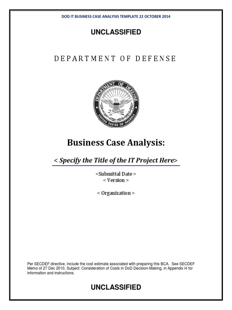dod-it-business-case-analysis-bca-template-classified-information