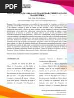 Malu Memórias de Uma Trans Análise Da Representação Do Transgênero