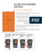 Uso Básico de La Calculadora en Estádistica