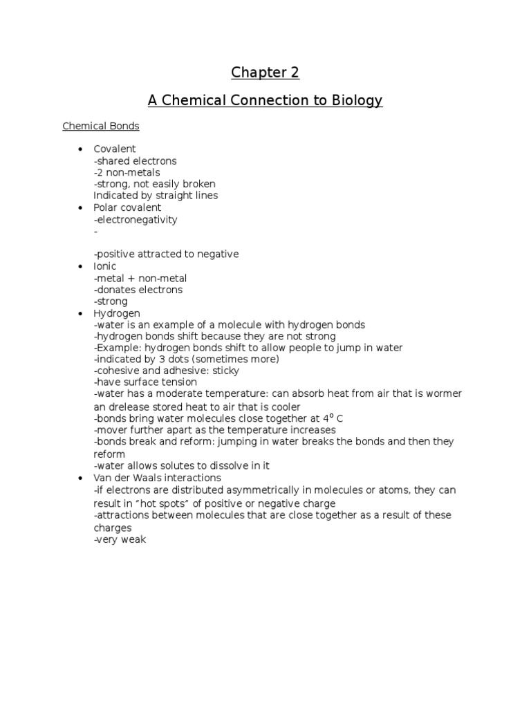 Chapter 2 Notes | PDF | Science & Mathematics